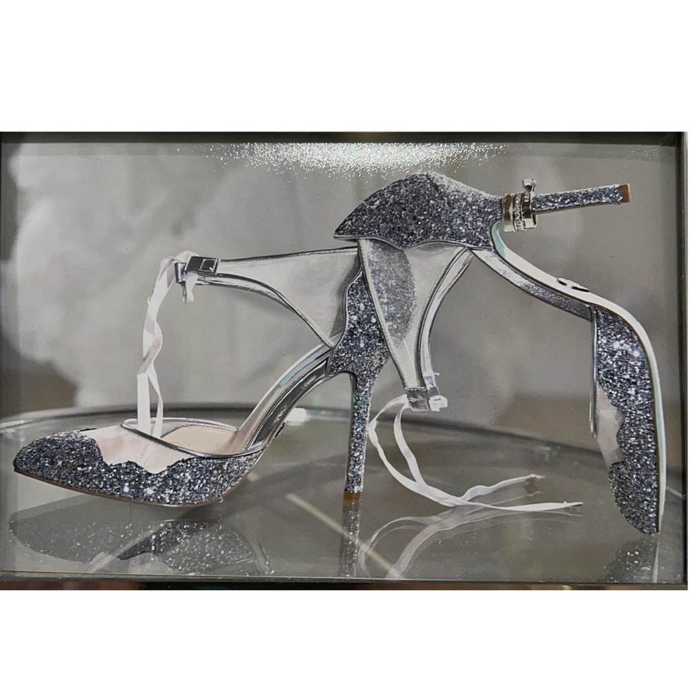 Silver shoes